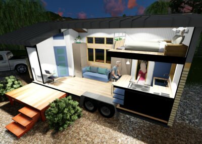 Cutaway Section of Tiny House